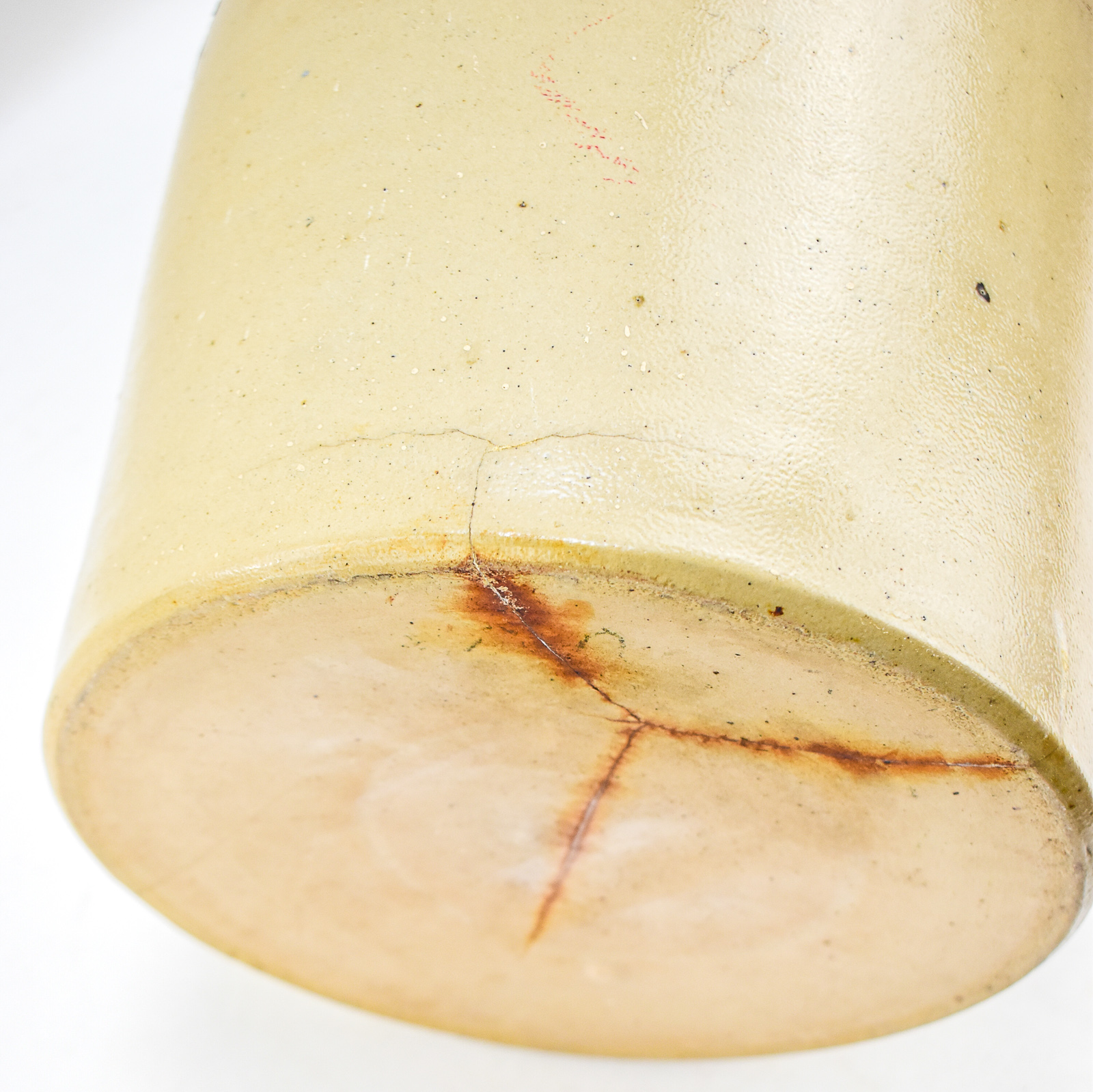 RED WING STONEWARE COMPANY SIX-GALLON STONEWARE BUTTER CHURN CROCK