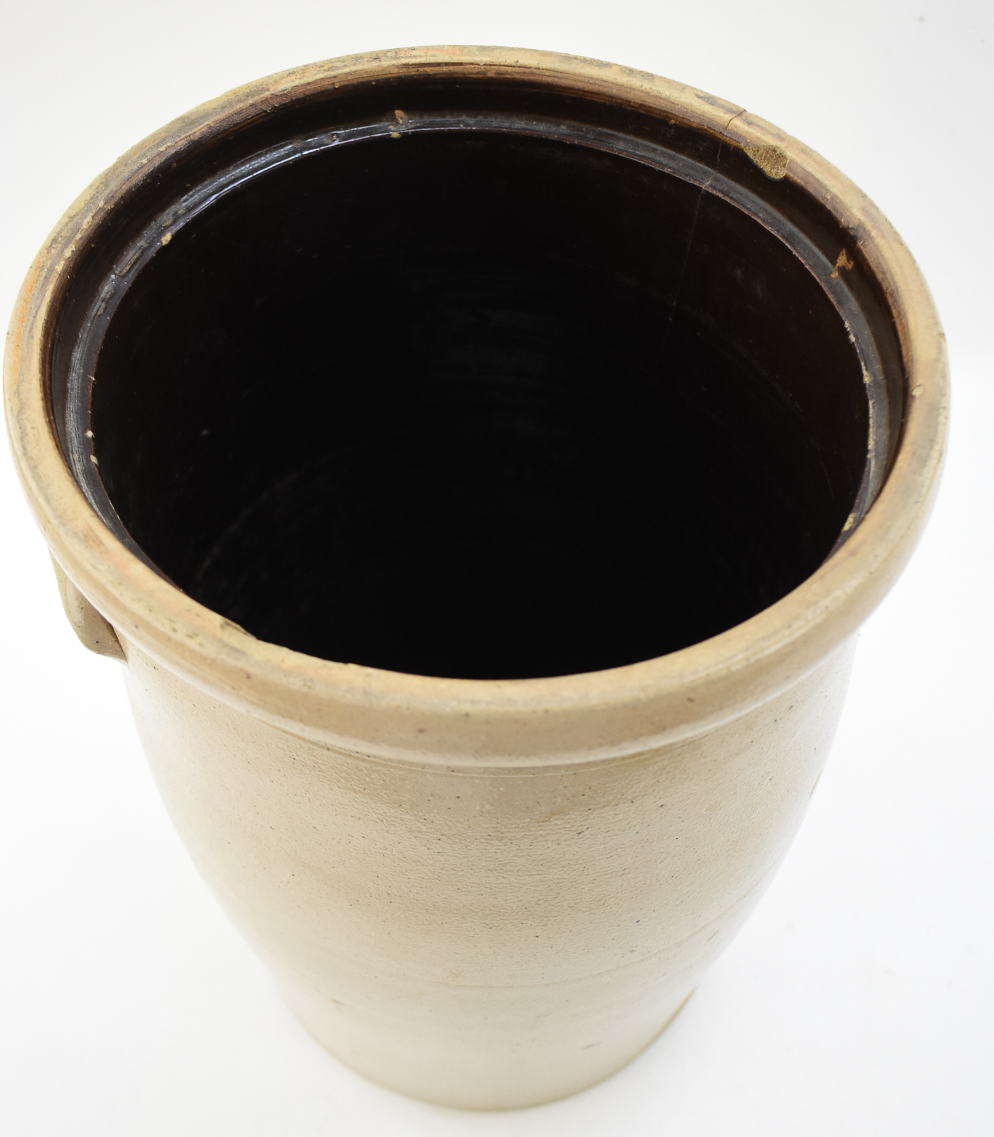 RED WING STONEWARE COMPANY (ATTR.) 'LAZY 8 BEE STING' STONEWARE BUTTER CHURN