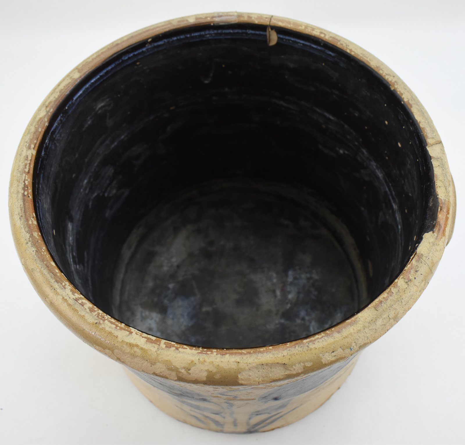 THEODORE GUNTHER & BERNS SIX-GALLON STONEWARE CROCK