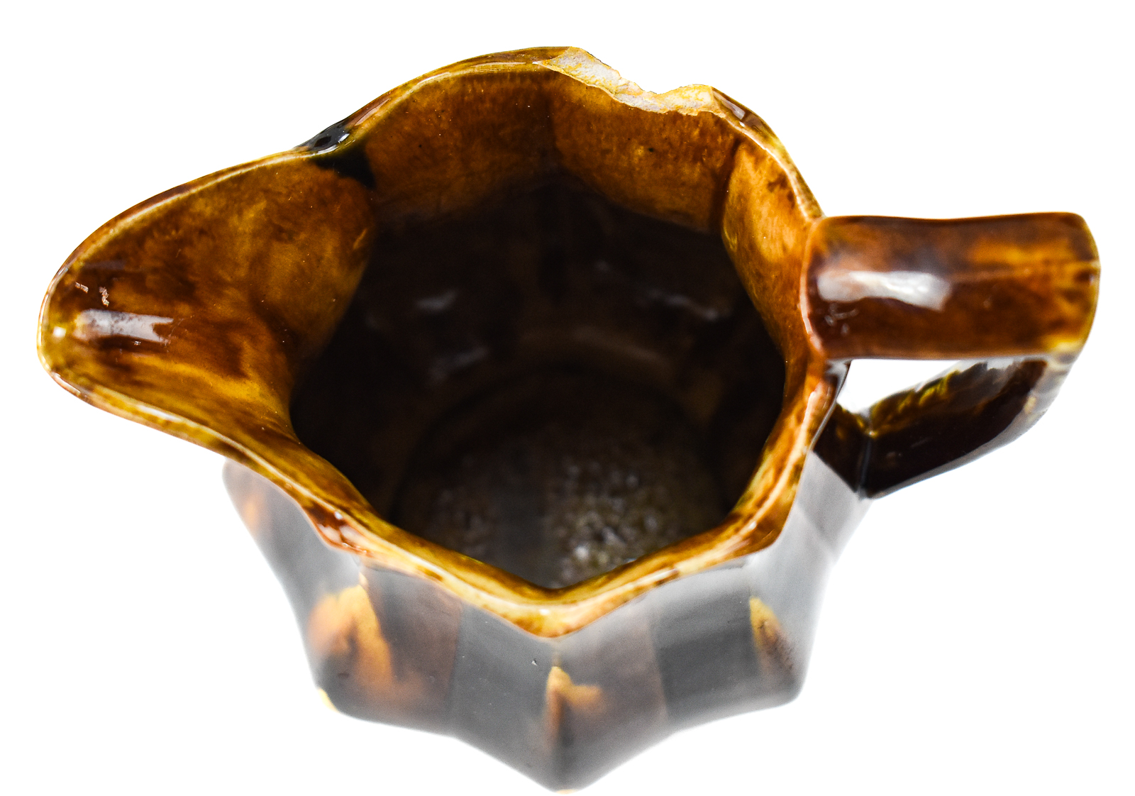AMERICAN ROCKINGHAM STYLE POTTERY: PITCHERS, MUGS, AND TEAPOT