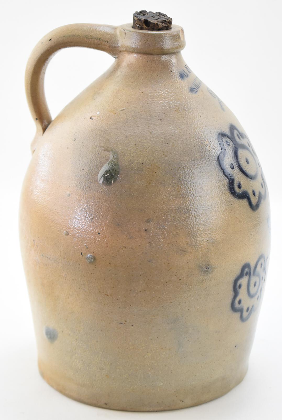 CHARLES HART TWO-GALLON STONEWARE JUG