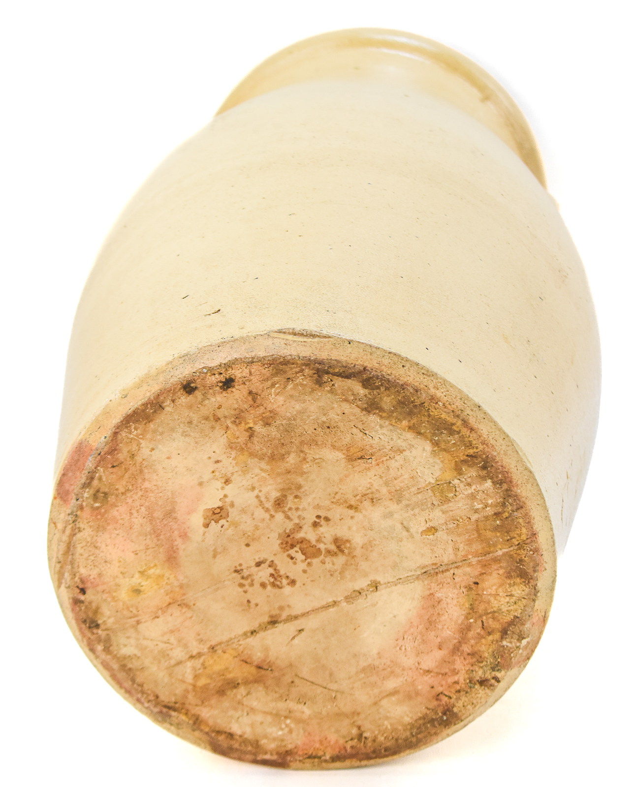 WEST TROY POTTERY FIVE-GALLON SALT-GLAZED STONEWARE CROCK