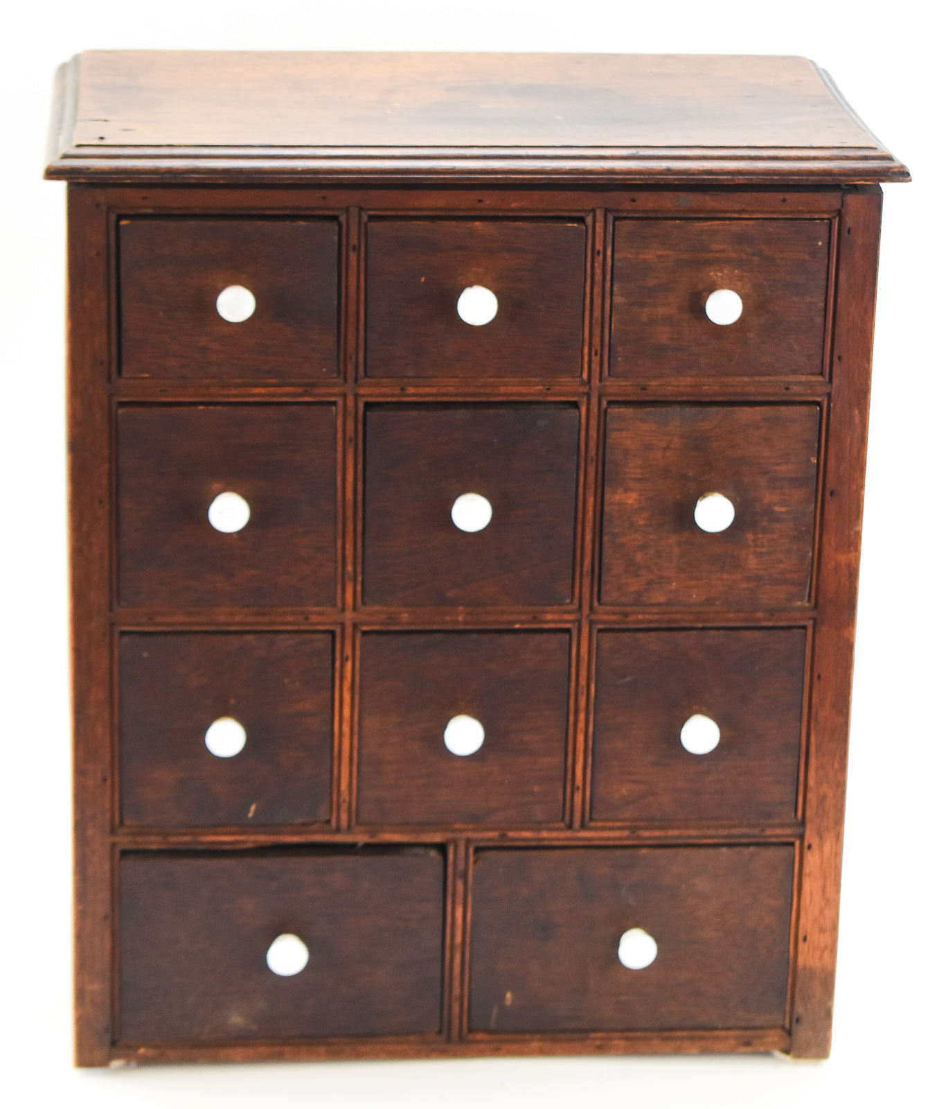 VICTORIAN OAK MULTI-DRAWER APOTHECARY CABINET