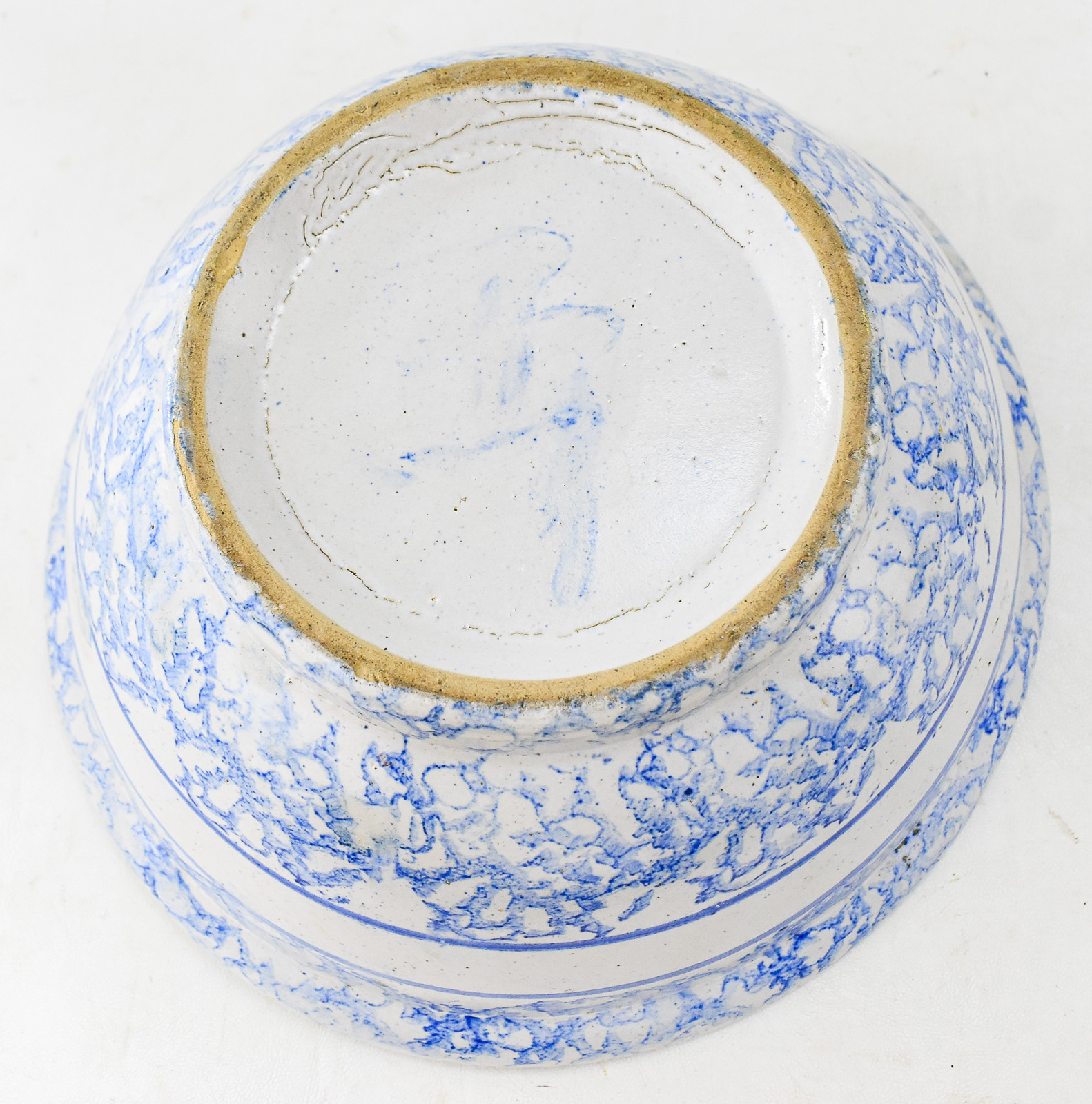 BLUE SPONGEWARE WATER PITCHER AND BASIN SET