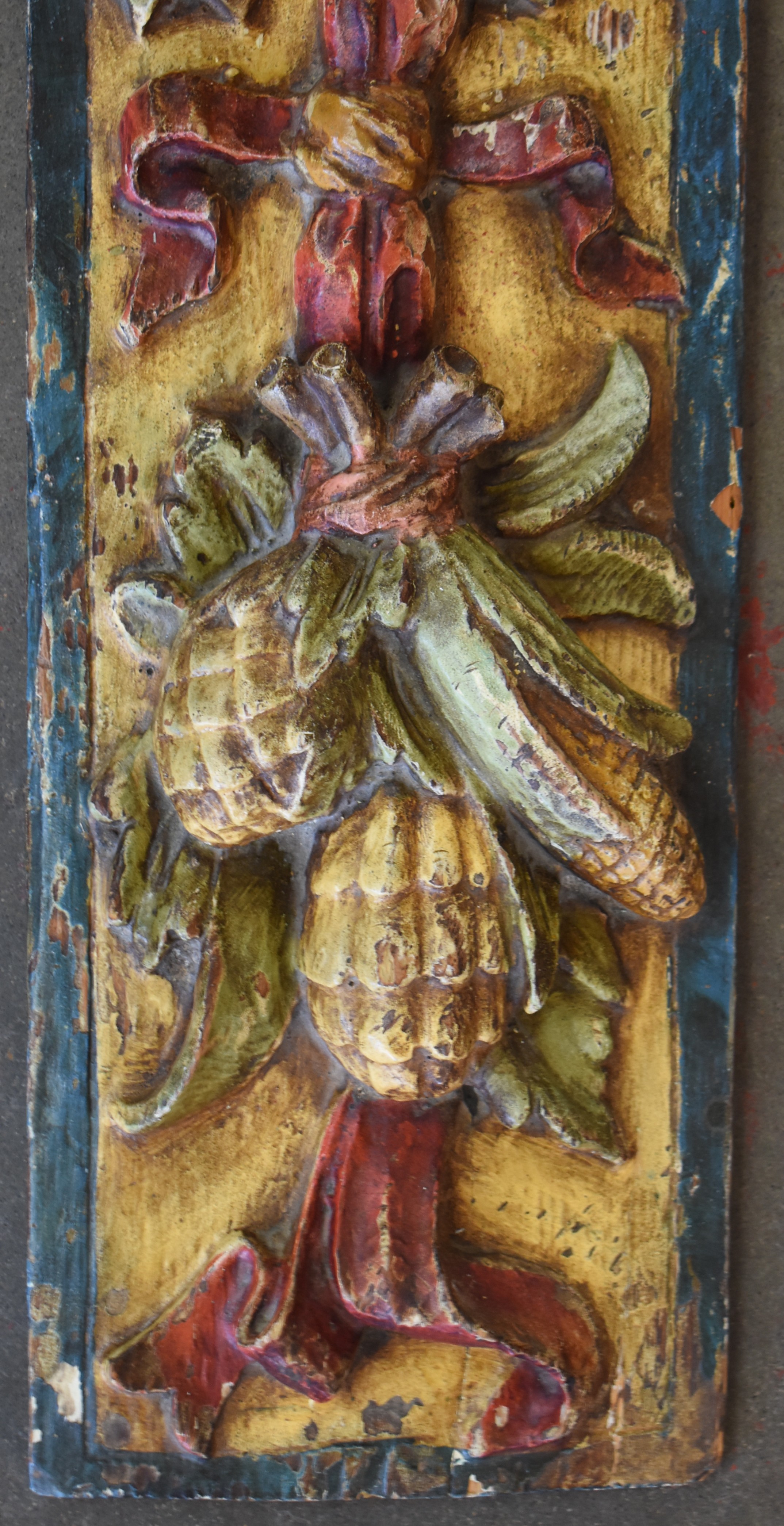 RENAISSANCE REVIVAL STYLE POLYCHROME BACCHUS PANEL