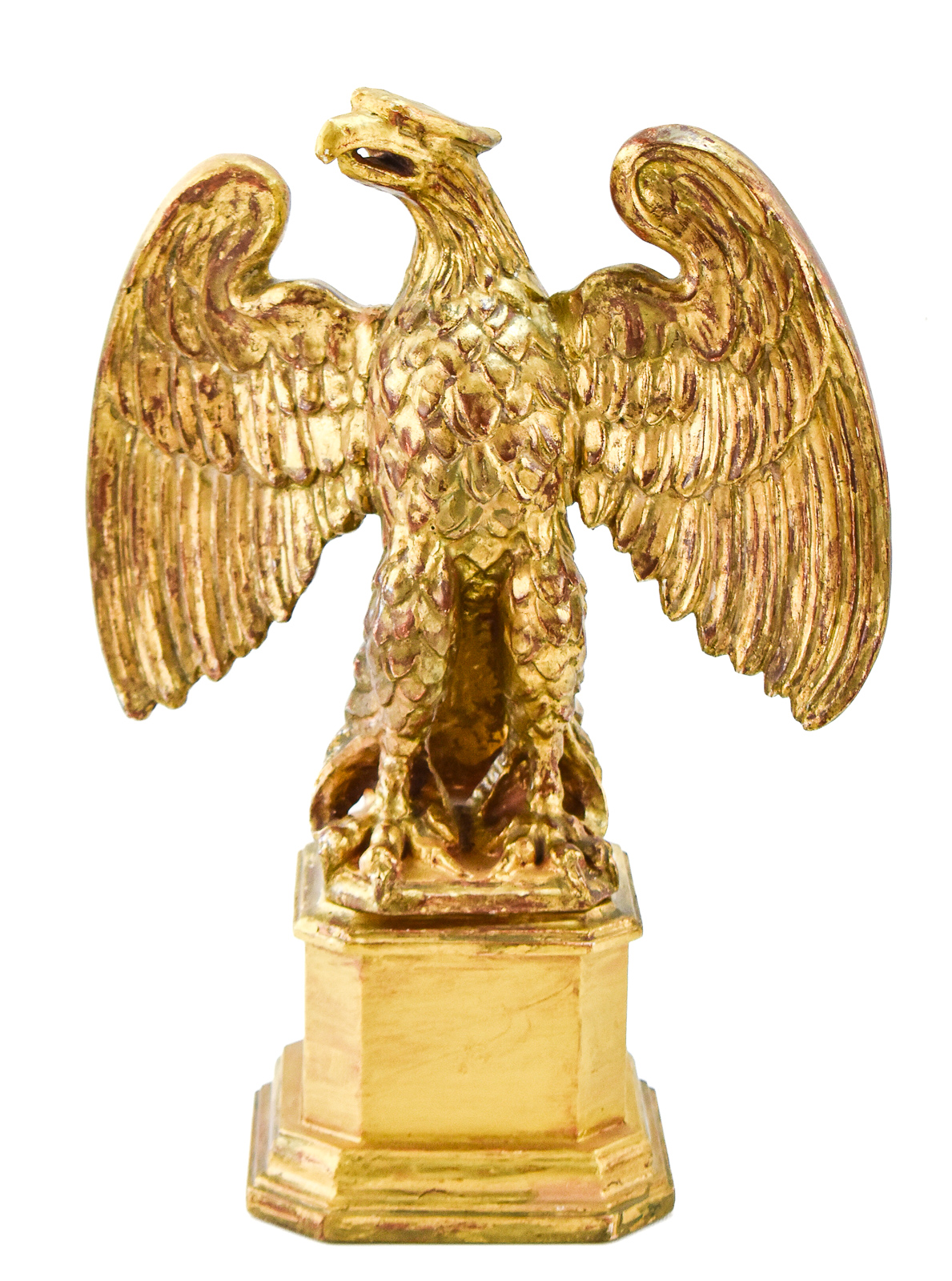 ITALIAN FEDERAL-STYLE GILTWOOD EAGLE CARVING