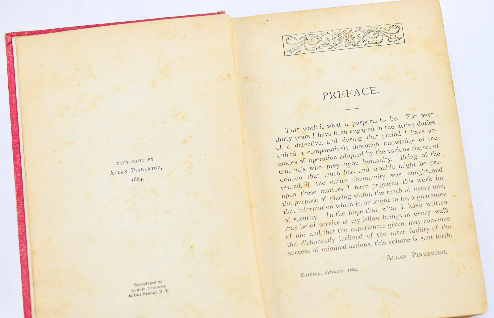 FIRST EDITIONS OF "A STORY-TELLER'S PACK" AND "THIRTY YEARS A DETECTIVE"