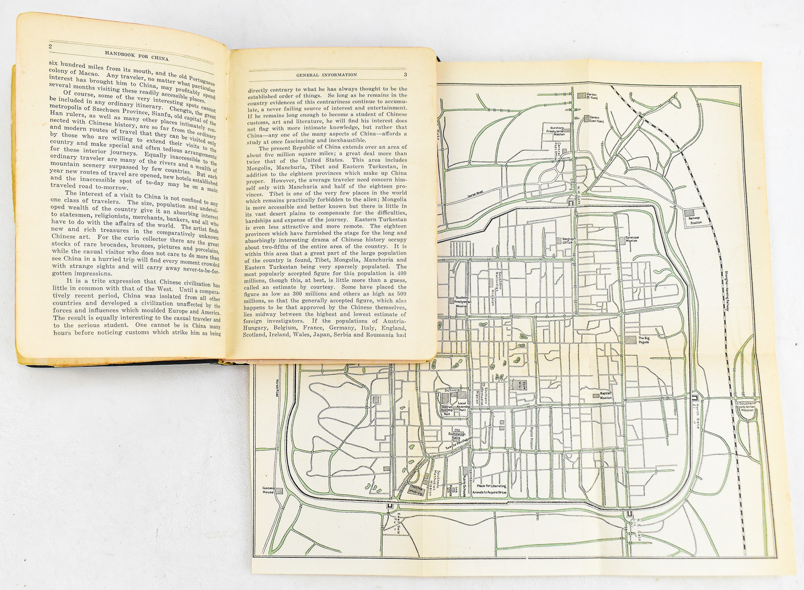 HANDBOOK FOR CHINA FOURTH EDITION FROM 1925