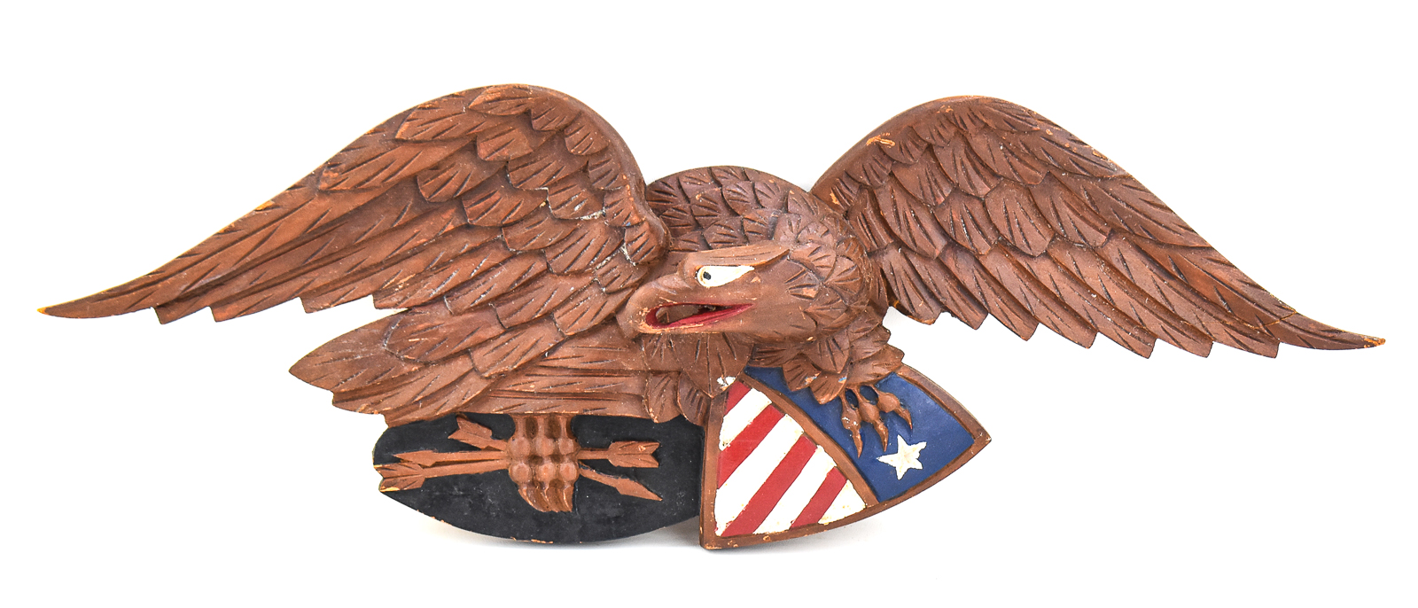 BELLAMY-STYLE LOUISBURG MODEL EAGLE CARVING