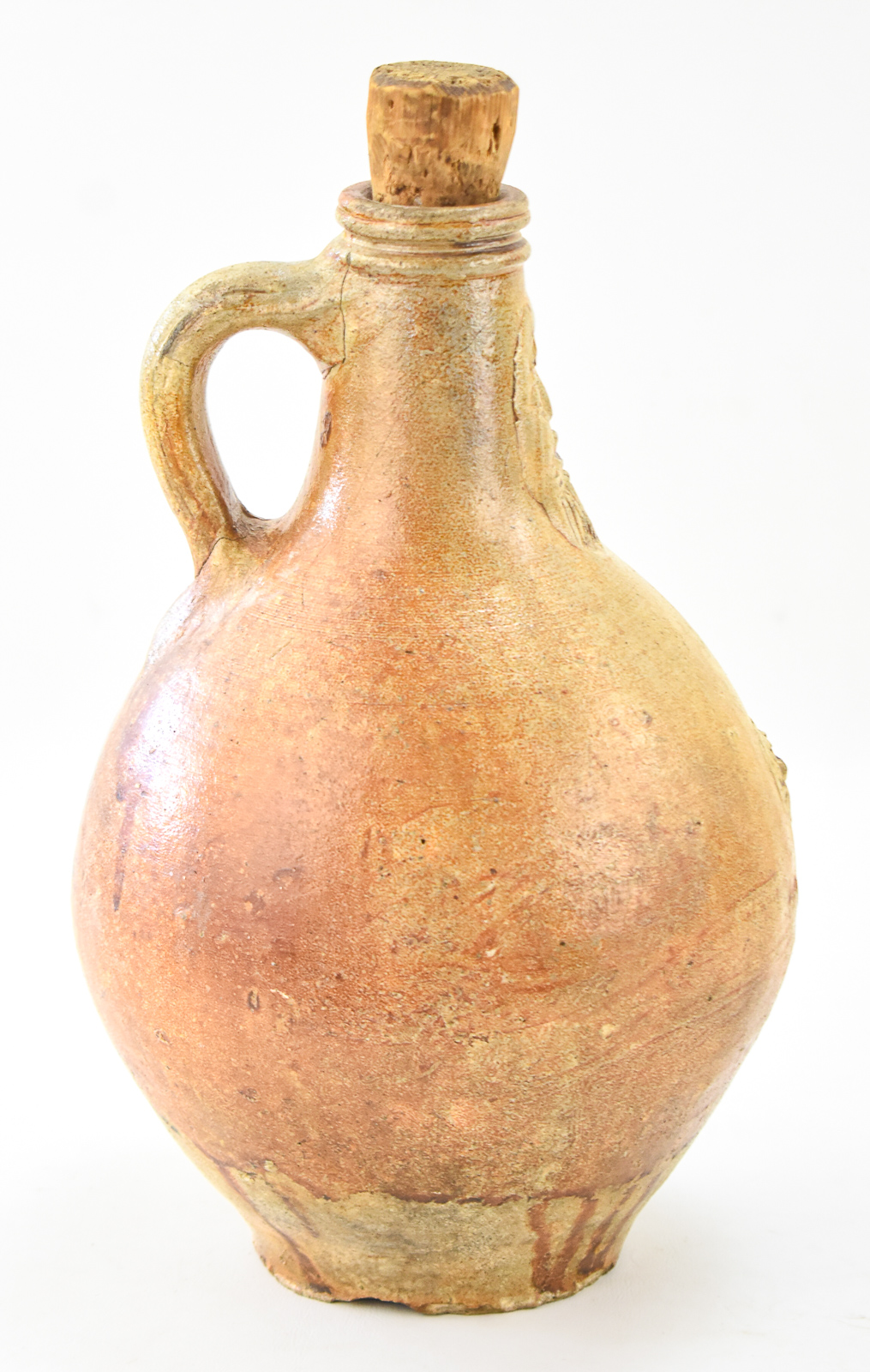 RHENISH BAROQUE STYLE STONEWARE BELLARMINE JUG