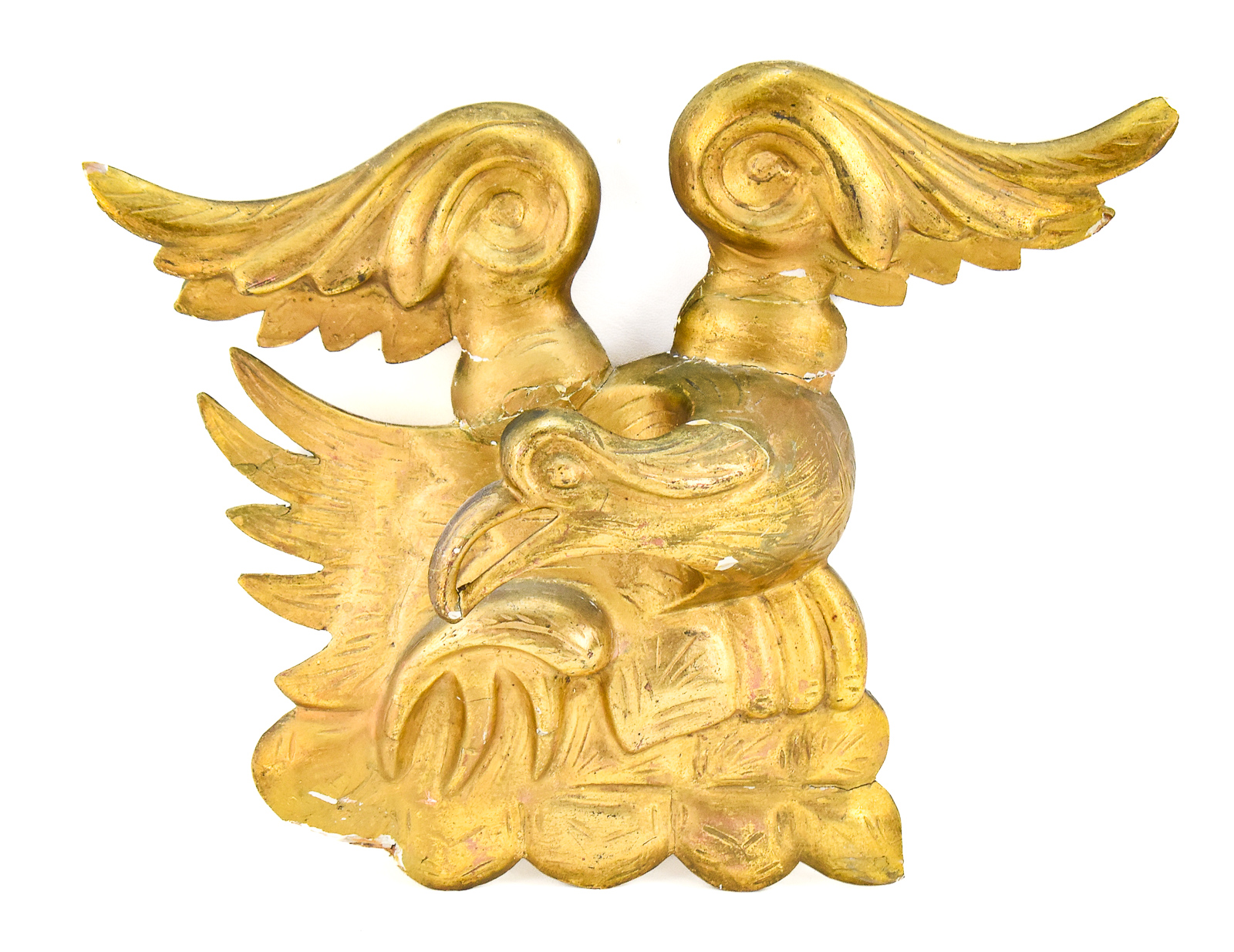 REGENCY REVIVAL STYLE EAGLE WALL PLAQUE