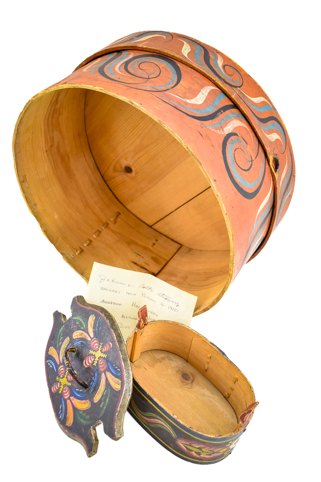 SCANDINAVIAN FOLK ART BENTWOOD TINE BOXES: VIKSDAL AND TELEMARK STYLES