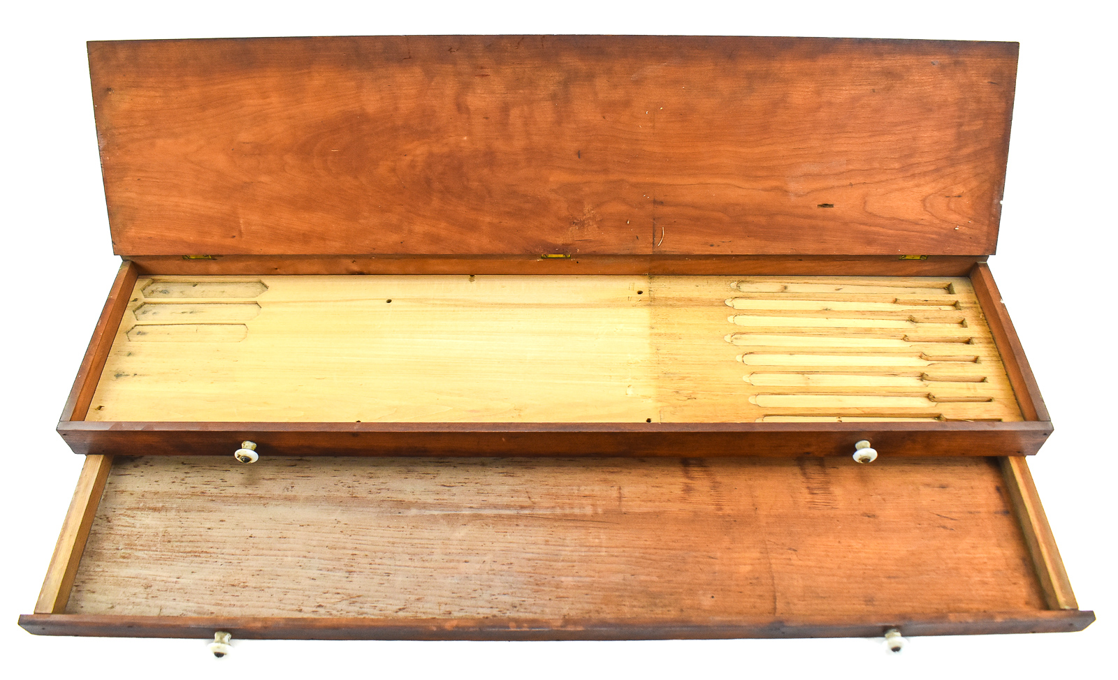 VICTORIAN OAK TOOL CHEST