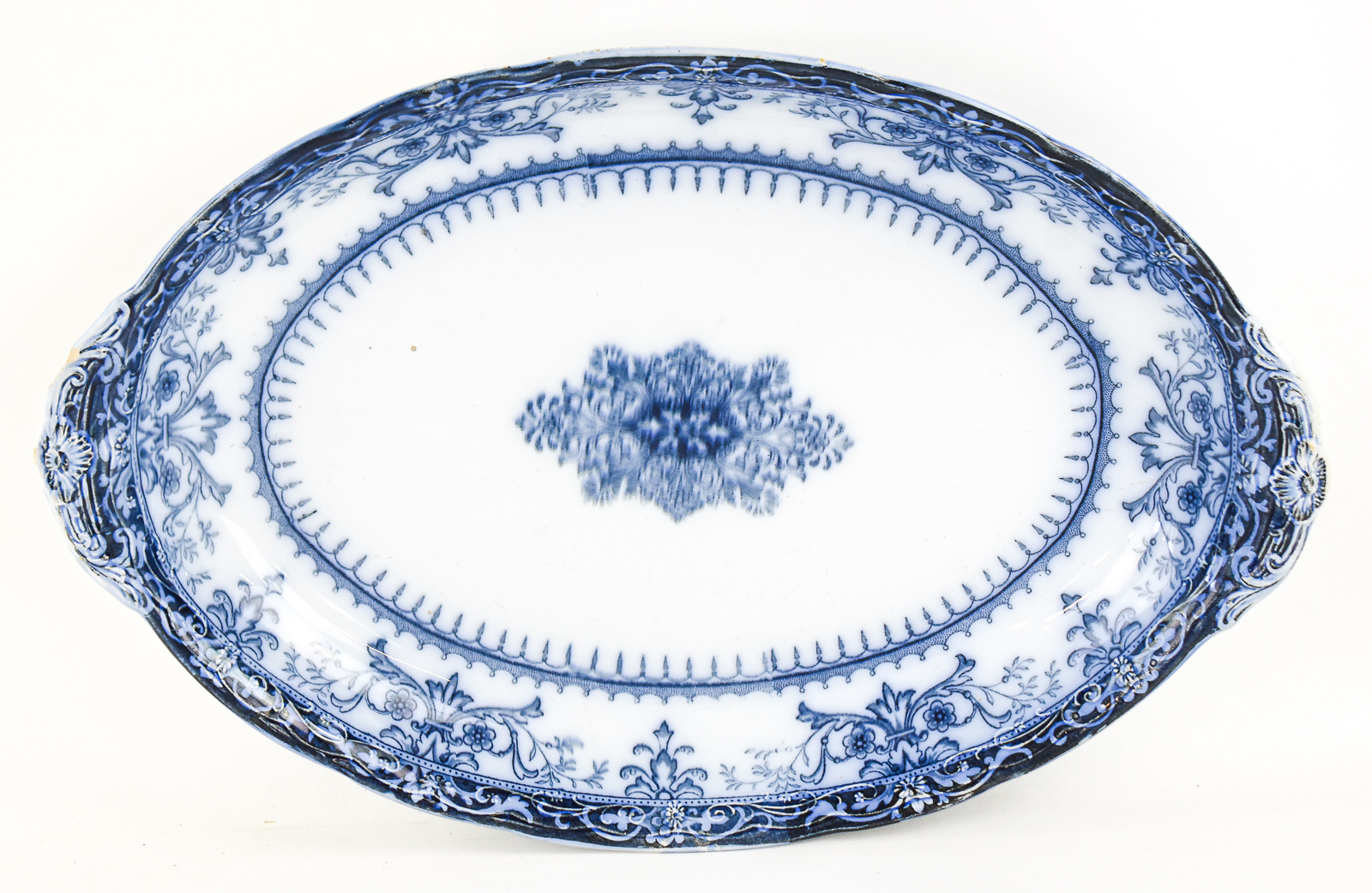 FLOW BLUE AND CHINOISERIE TRANSFER WARE: W.H. GRINDLEY & COMPANY AND MORE