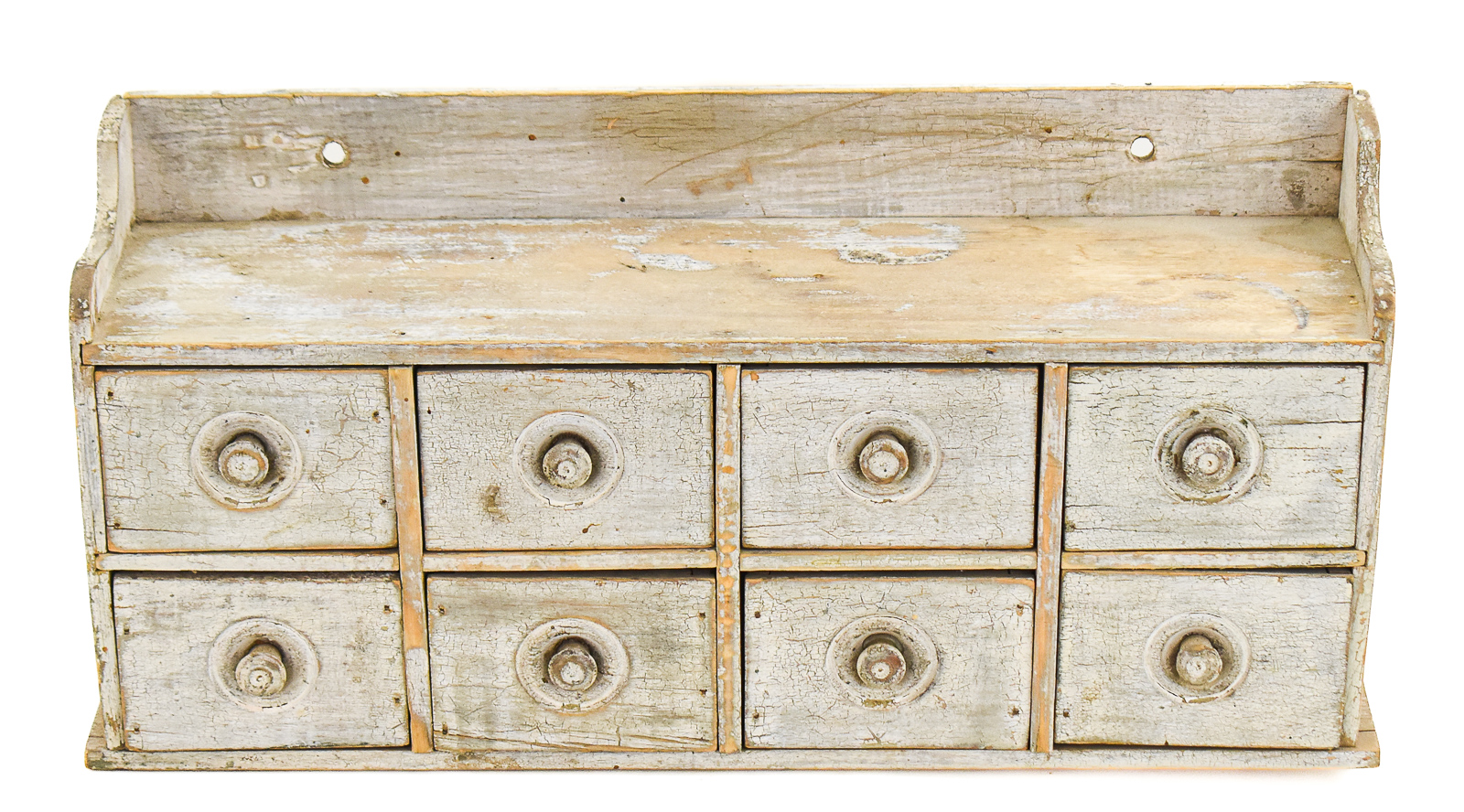 RUSTIC STYLE WOODEN WALL-MOUNTED SPICE CABINET