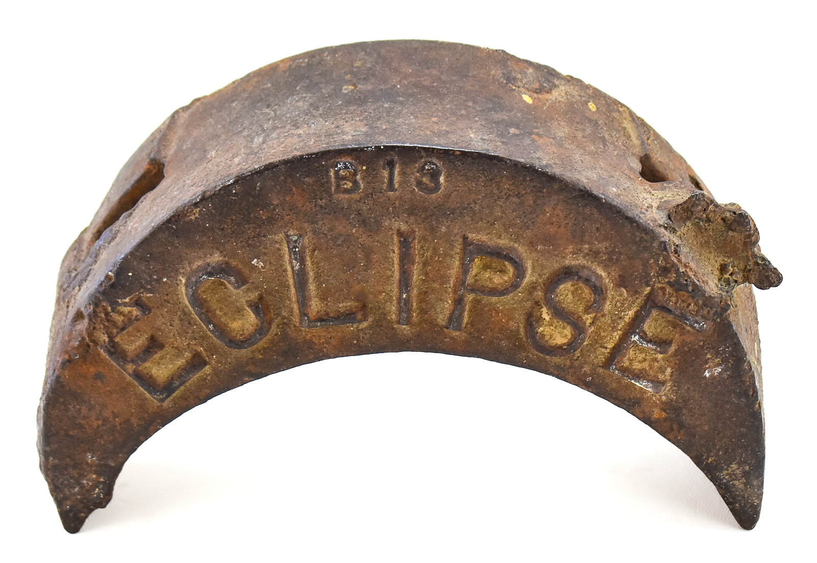 ECLIPSE B13 CAST IRON CRESCENT MOON WINDMILL WEIGHT