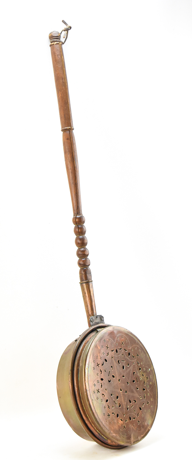 BRASS BED WARMING PAN