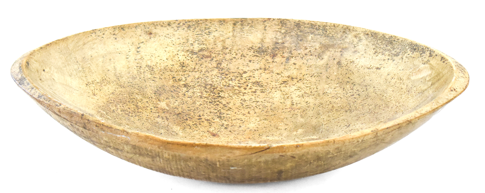 PRIMITIVE BIRCH DOUGH TRENCHER BOWL