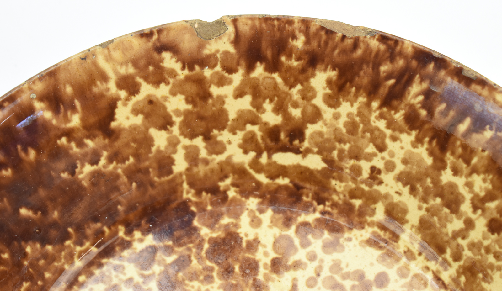 ROCKINGHAM-GLAZED YELLOW WARE MIXING BOWLS