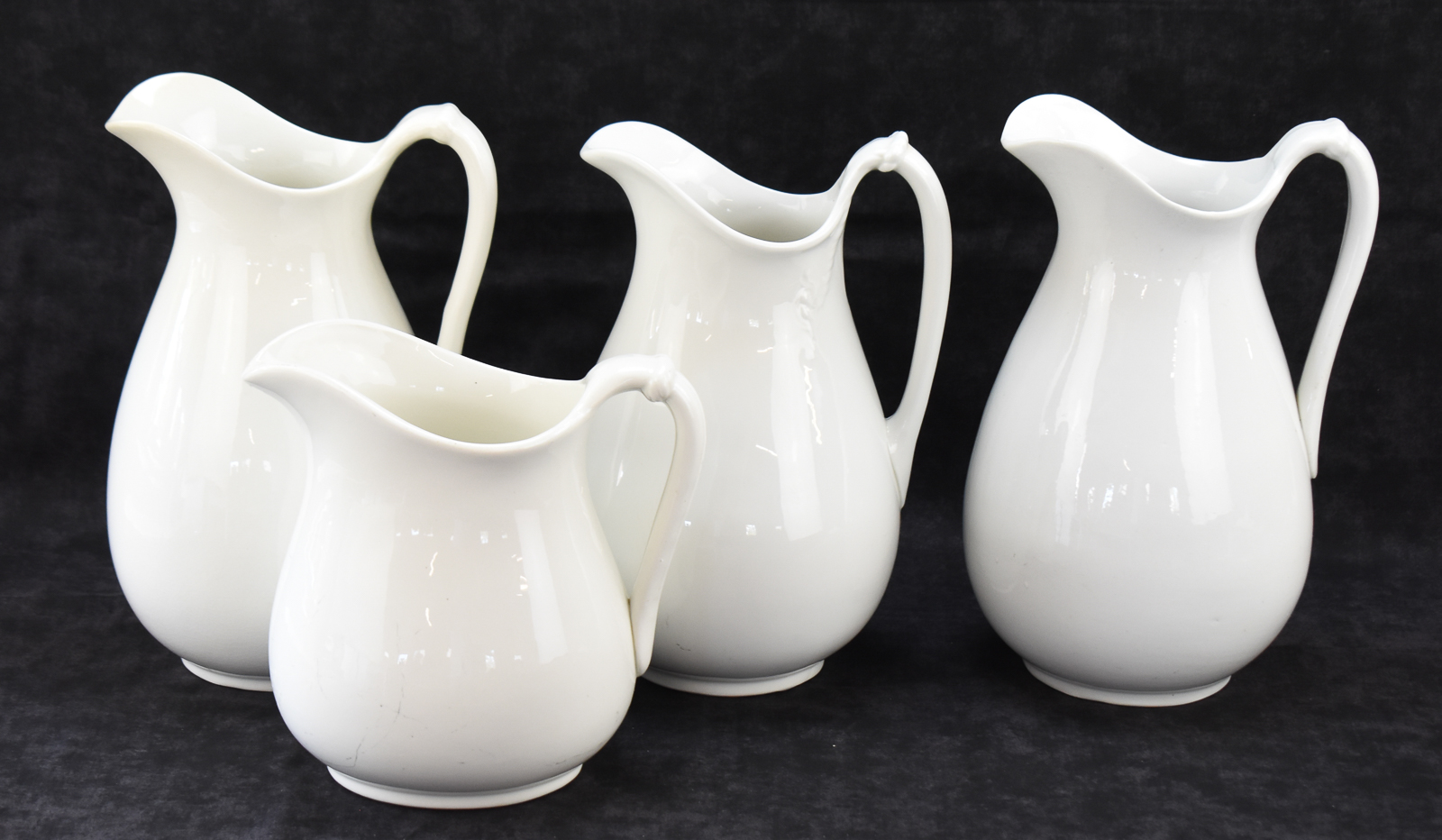KNOWLES, TAYLOR & KNOWLES AND WEST END POTTER COMPANY IRONSTONE PITCHERS