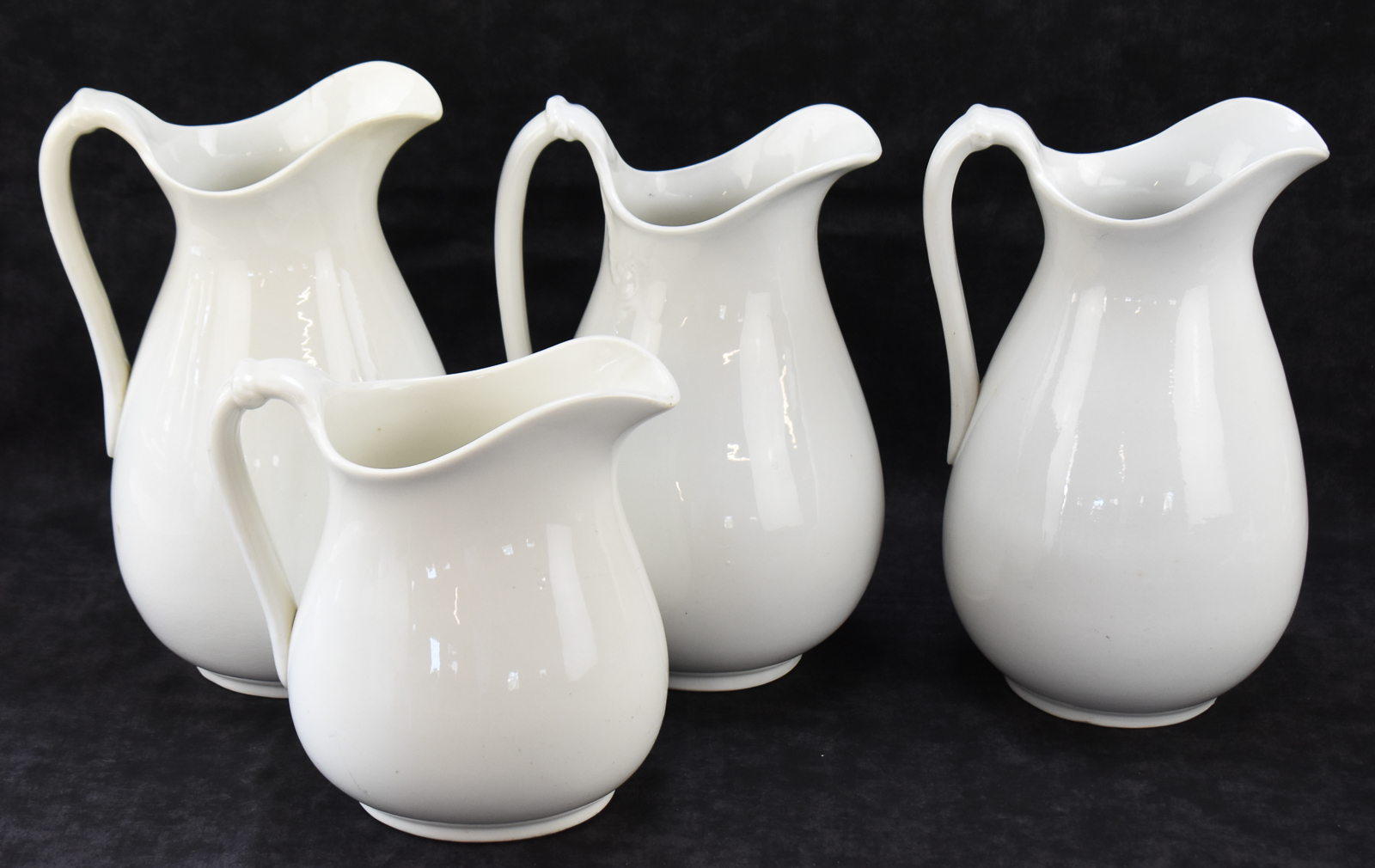 KNOWLES, TAYLOR & KNOWLES AND WEST END POTTER COMPANY IRONSTONE PITCHERS
