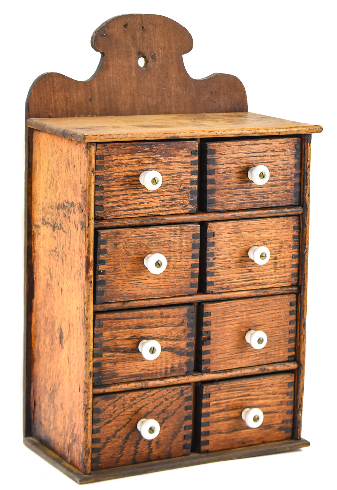 ANTIQUE OAK SPICE CABINET