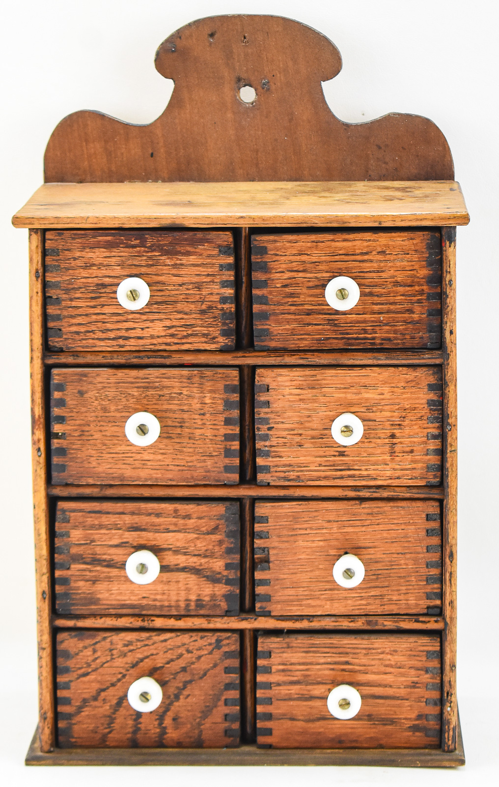 ANTIQUE OAK SPICE CABINET