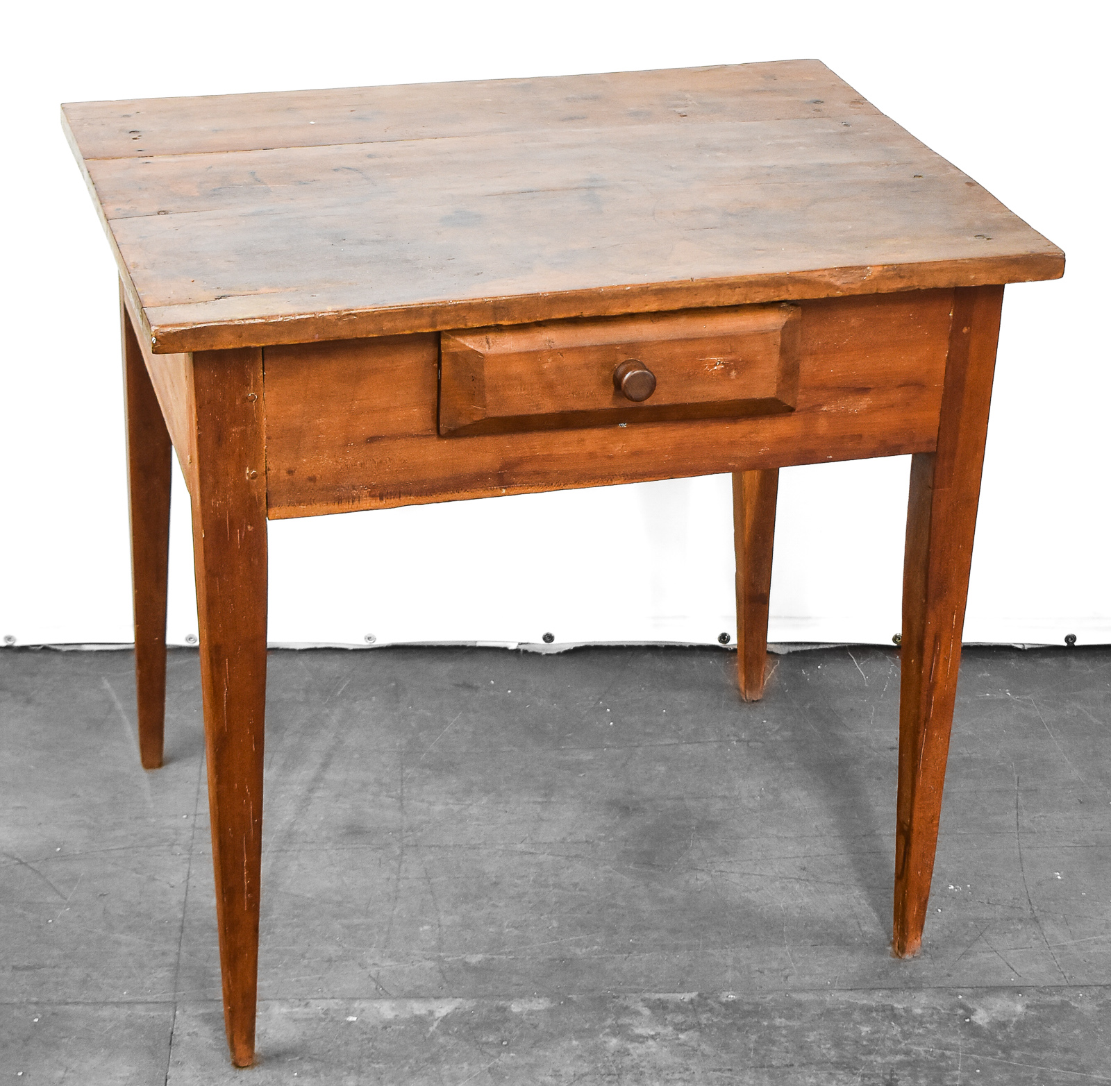 WOODEN FARMHOUSE SIDE TABLE DESK