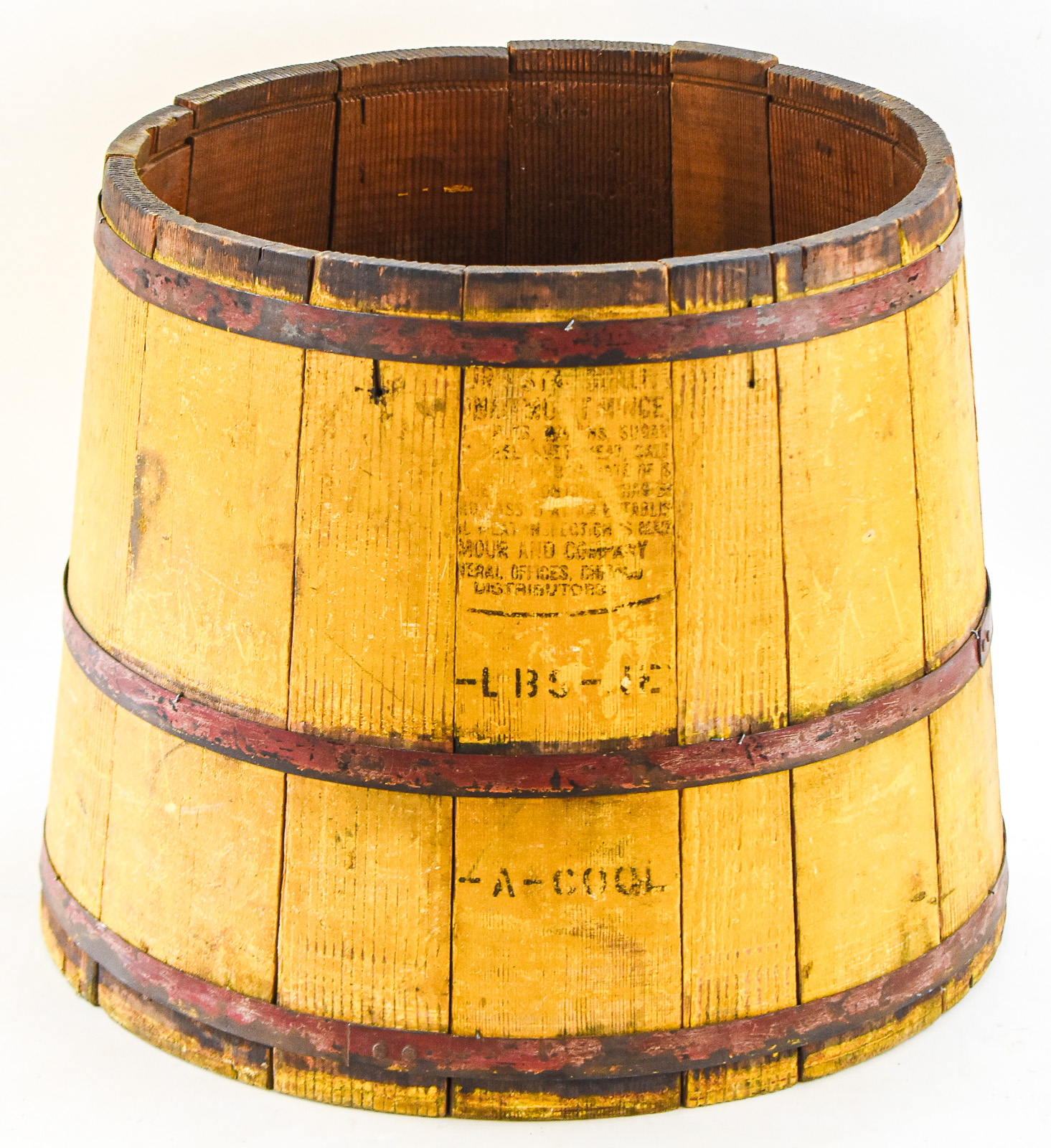 ARMOUR & COMPANY ADVERTISING BARREL FIRKIN