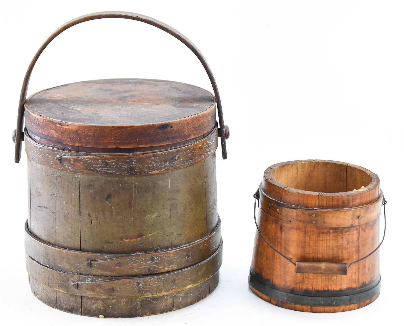 CENTRAL PRESERVING CO. STRAWBERRY PRESEVERS AND ADAM'S FAMILY MINCE MEAT WOODEN FIRKINS