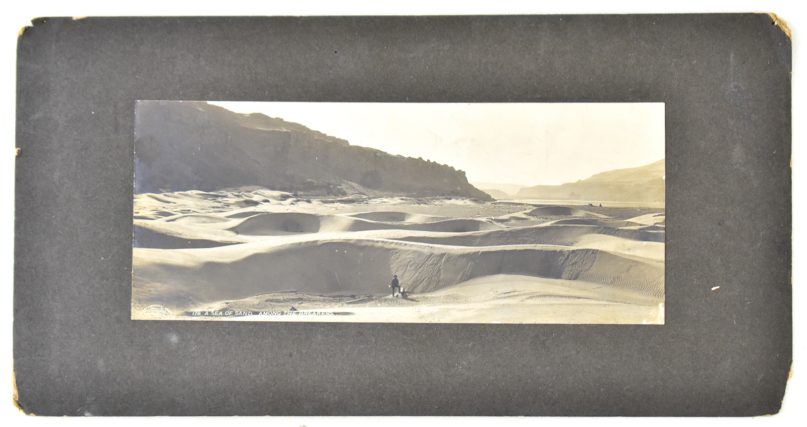 BENJAMIN A. GIFFORD "A SEA OF SAND AMONG THE BREAKERS" PHOTOGRAPH