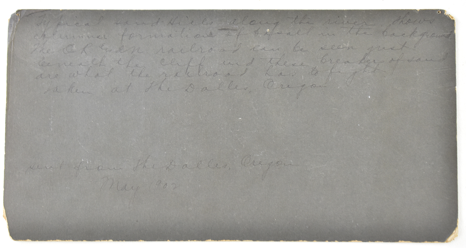 BENJAMIN A. GIFFORD "A SEA OF SAND AMONG THE BREAKERS" PHOTOGRAPH