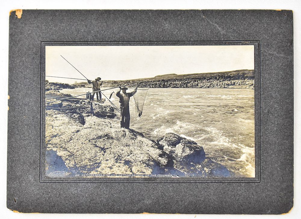 BENJAMIN A. GIFFORD "...CELILO FALLS" AND "212 NATIVES SPEARING AND NETTING SALMON..."