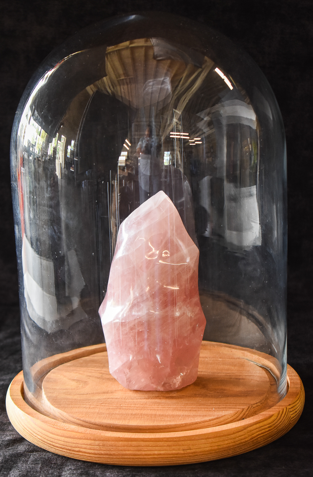 POLISHED ROSE QUARTZ FLAME CRYSTAL
