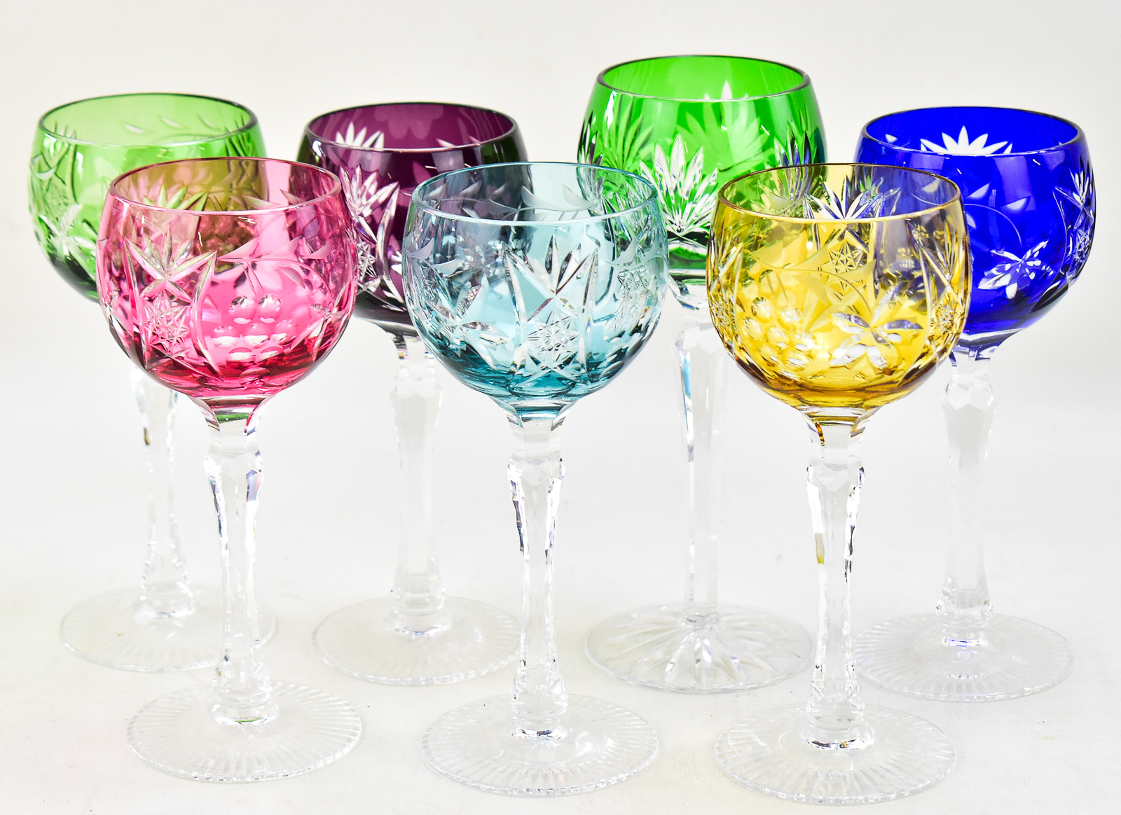 BOHEMIAN CUT-TO-CLEAR CRYSTAL DRINKWARE