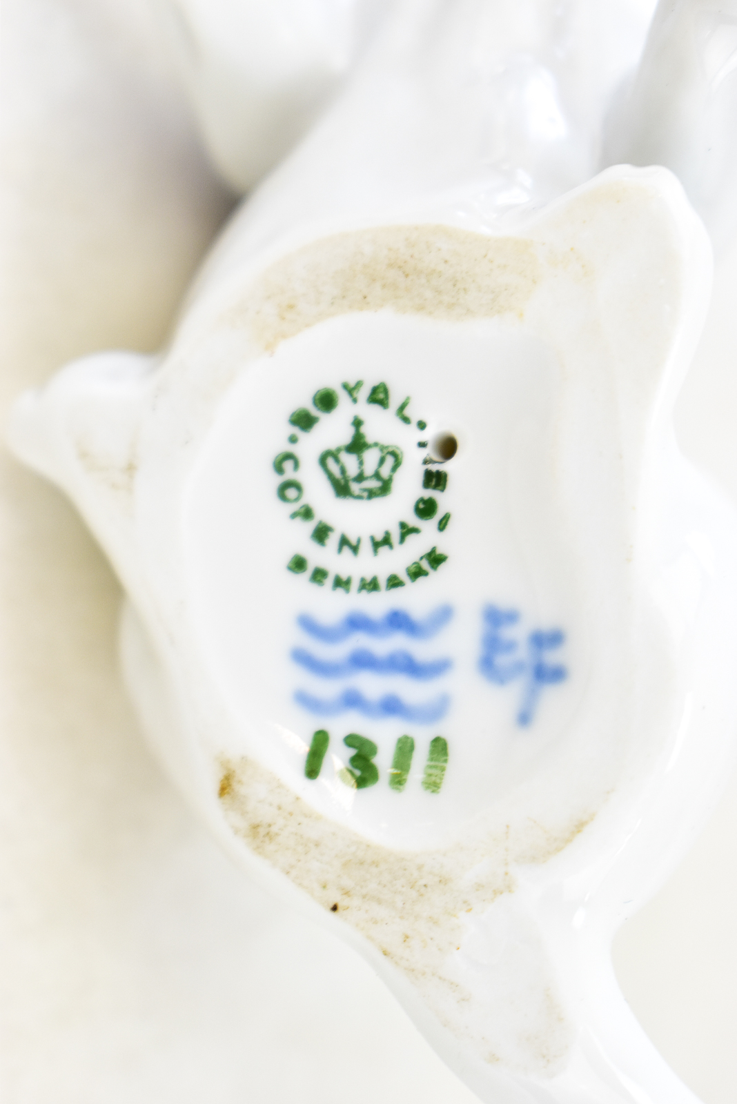 ROYAL DOULTON & ROYAL COPENHAGEN FIGURINE PAIRING