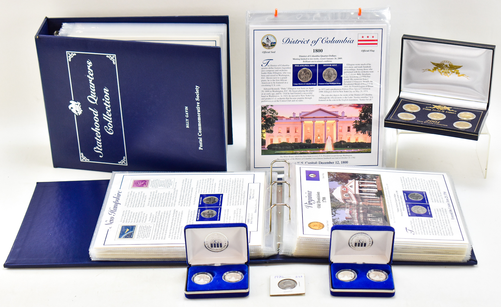 U.S. COMPLETE STATEHOOD QUARTERS COLLECTION & OTHER COLLECTIBLE QUARTERS