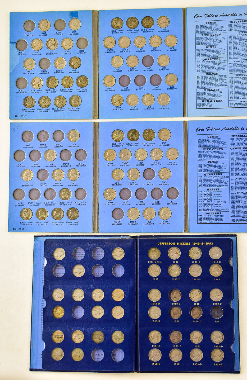 JEFFERSON NICKEL COLLECTION