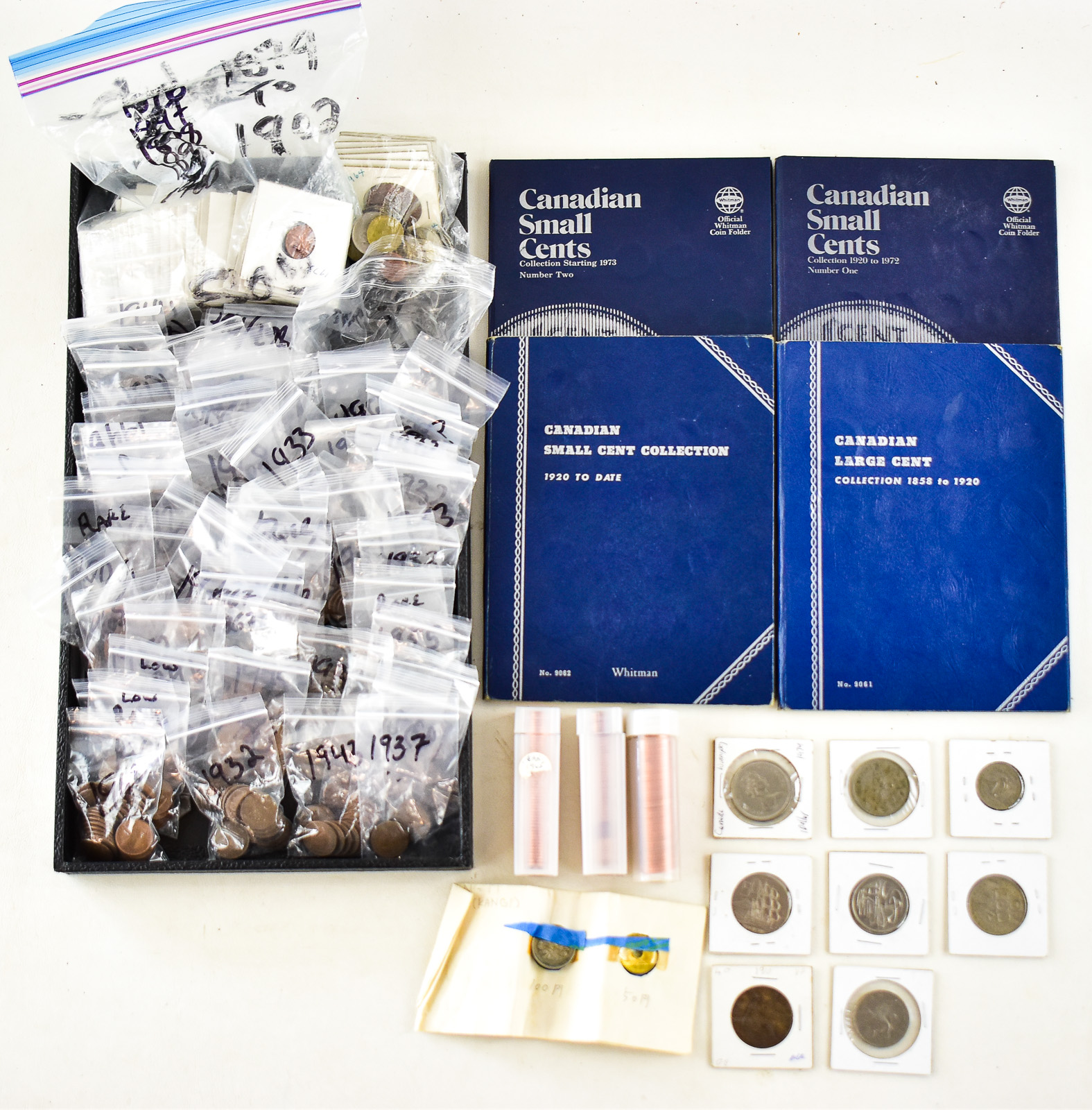 CANADIAN SMALL AND LARGE CENT COLLECTION