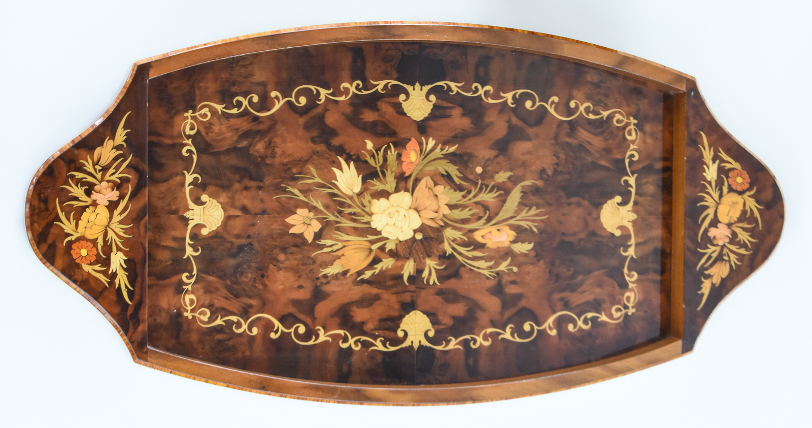 ITALIAN MARQUETRY MUSIC PLAYER PAIRING