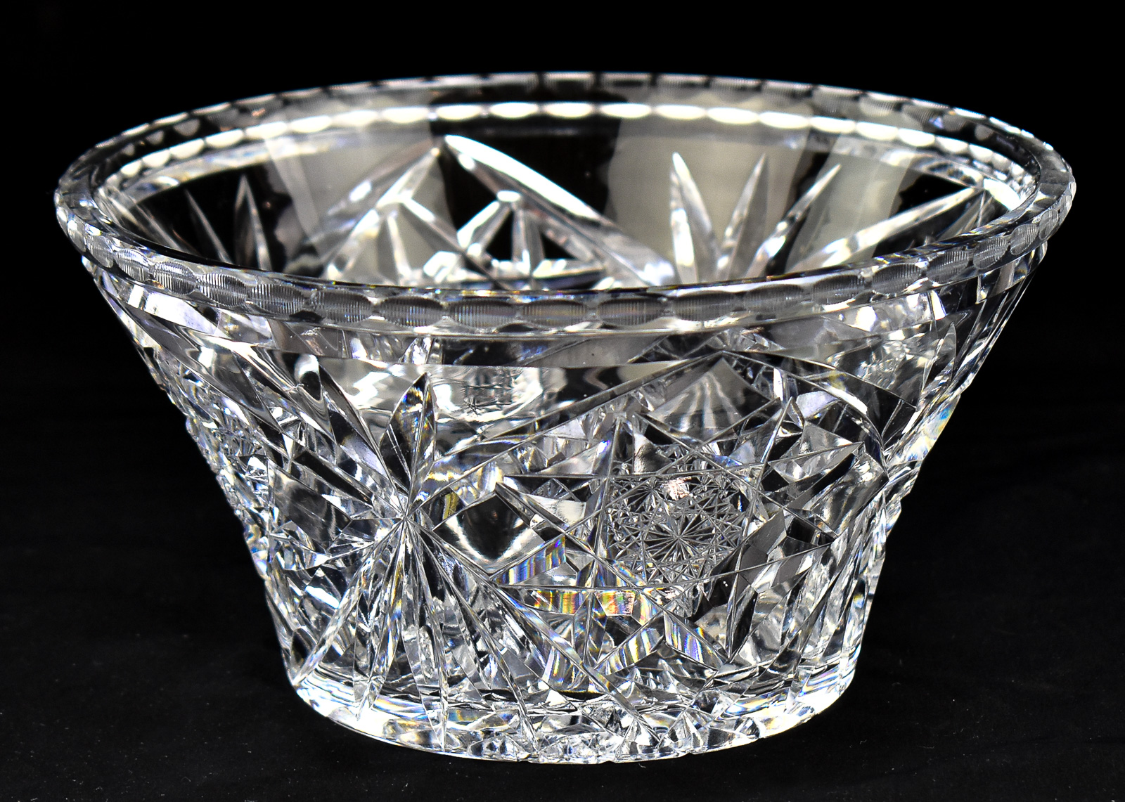 T. G. HAWKES & COMPANY CUT-CRYSTAL BOWL