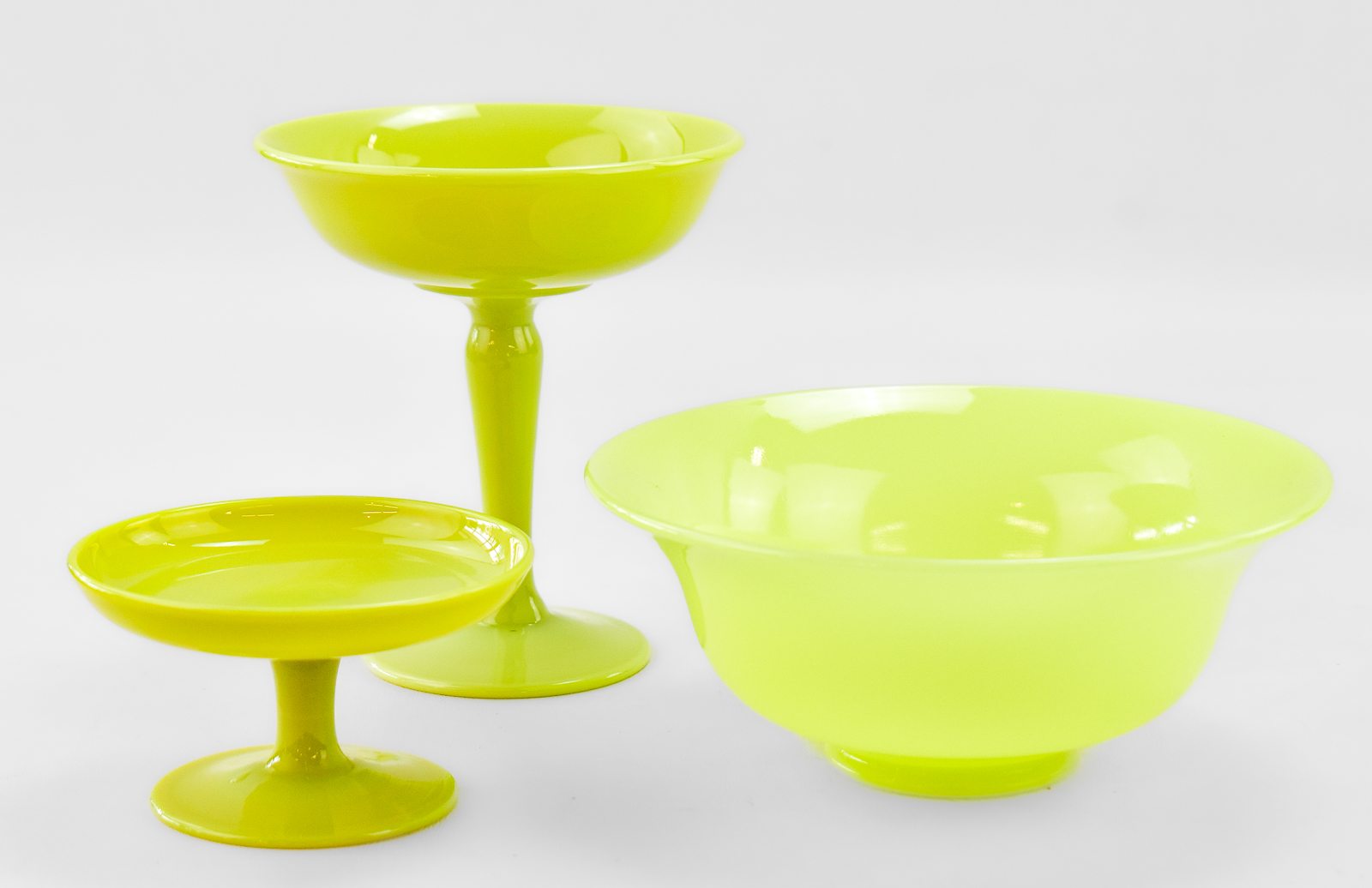 HAZEL ATLAS "MODERNTONE" PLATONITE GLASSWARE
