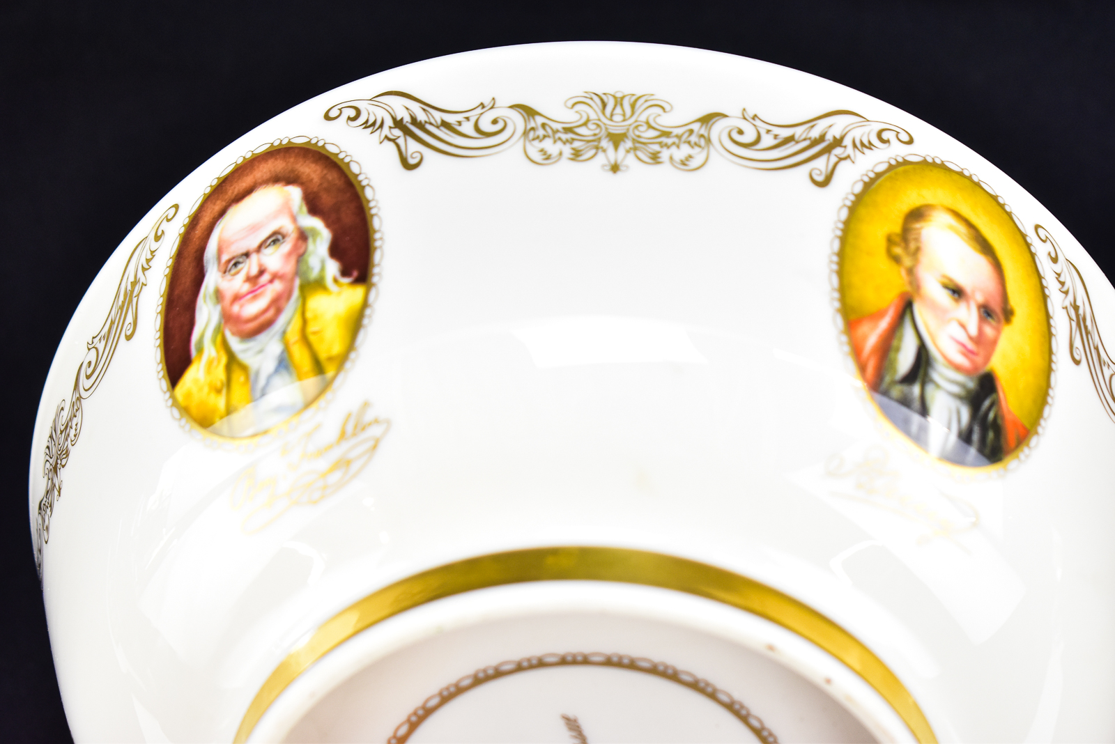 LENOX "PATROITS" BOWL AND SWAN SALT DIP