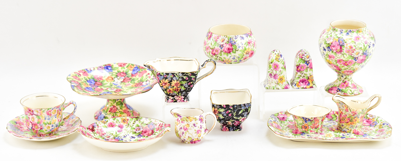 ROYAL WINTON AND JAMES KENT FLORAL PATTERN ENGLISH CHINA