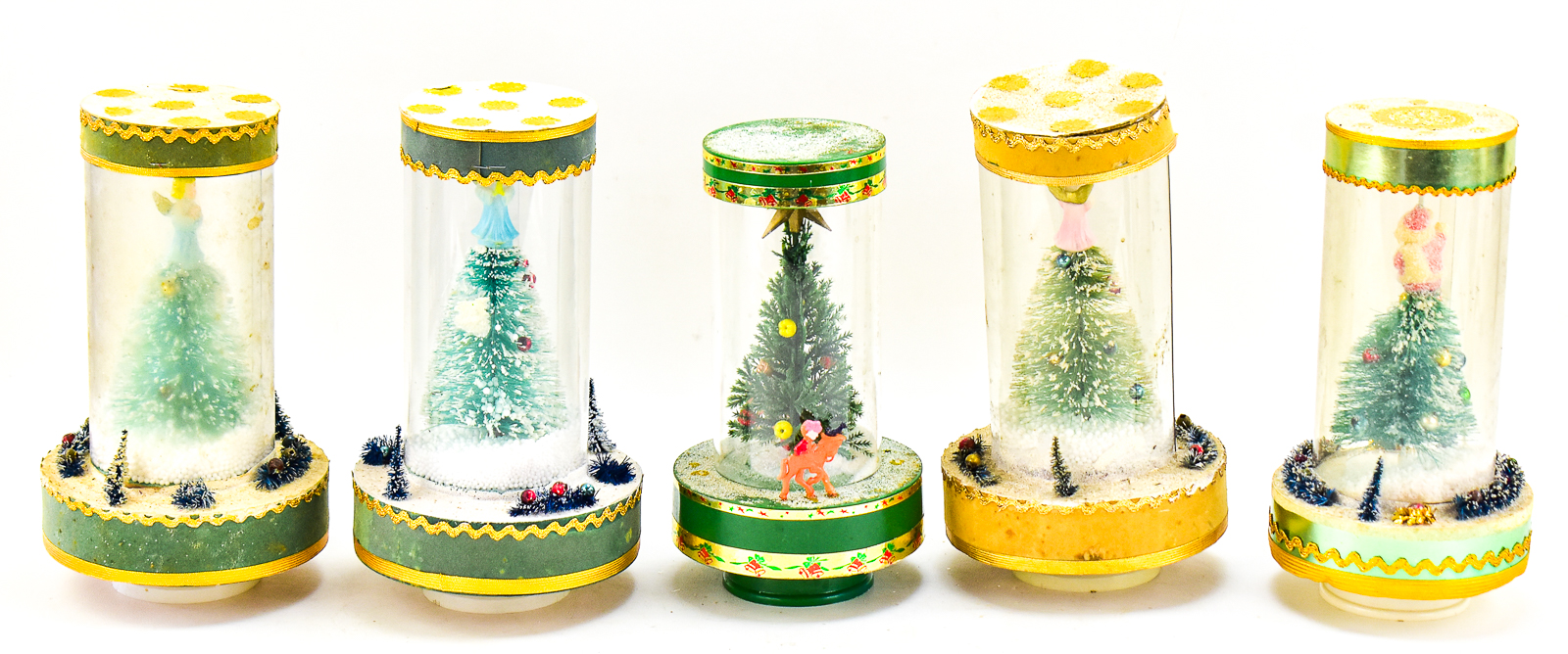 JAPANESE ROTATING MUSICAL CHRISTMAS TREE DIORAMA COLLECTION