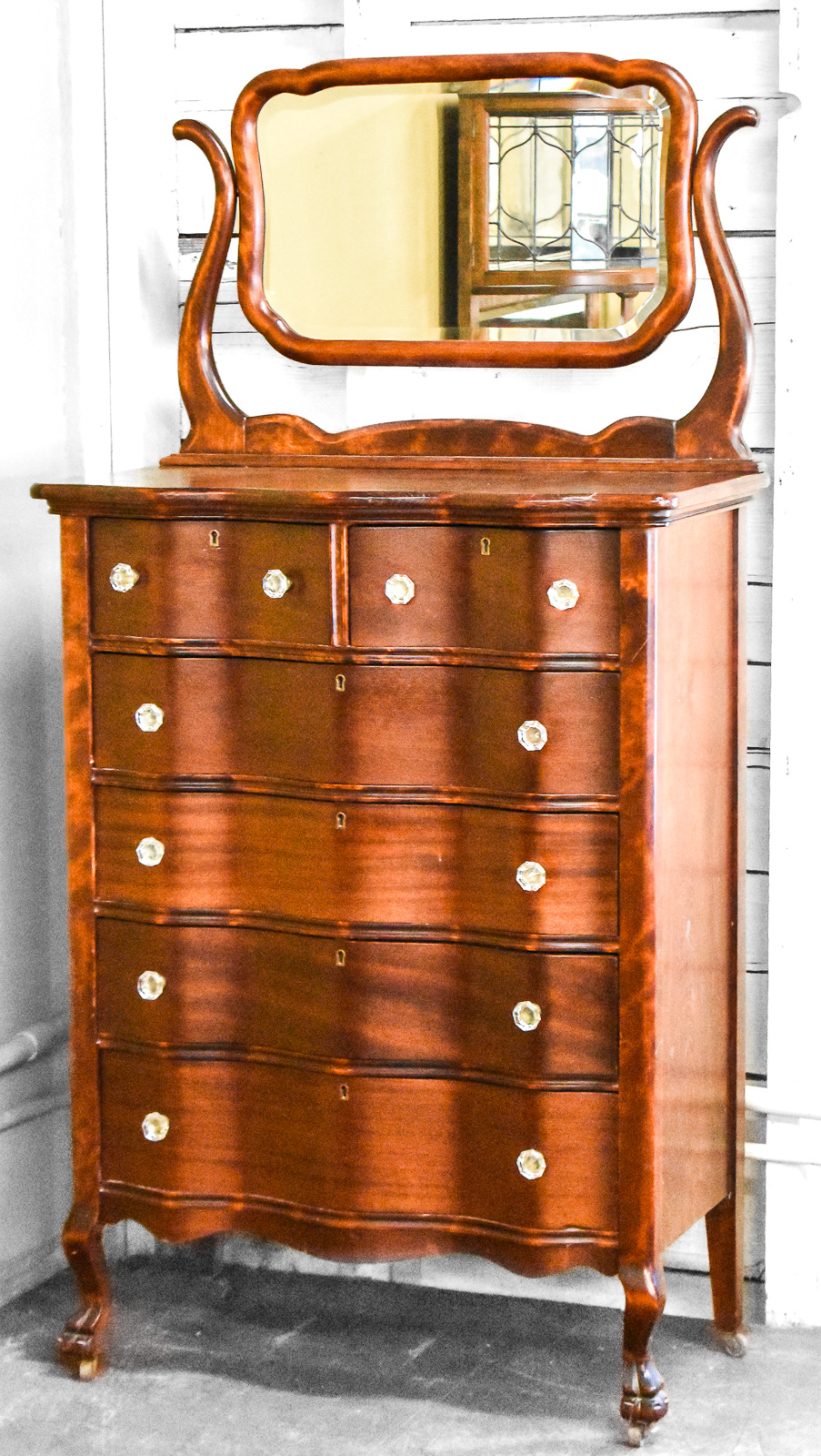 CHIPPENDALE REVIVAL MAHOGANY HIGHBOY