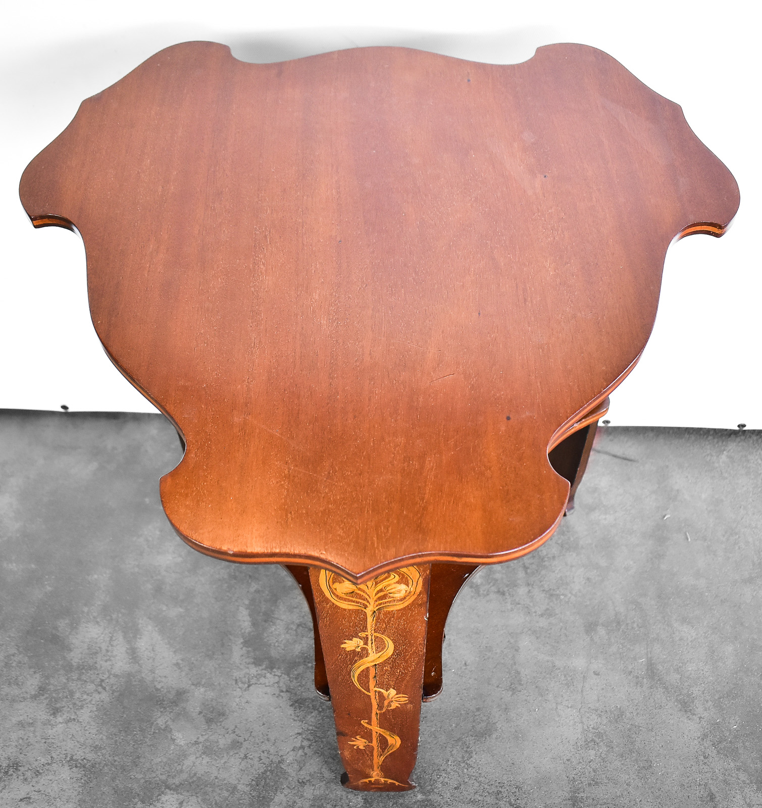 ECOLE DE ANCY STYLE TRIFORM SIDE TABLE