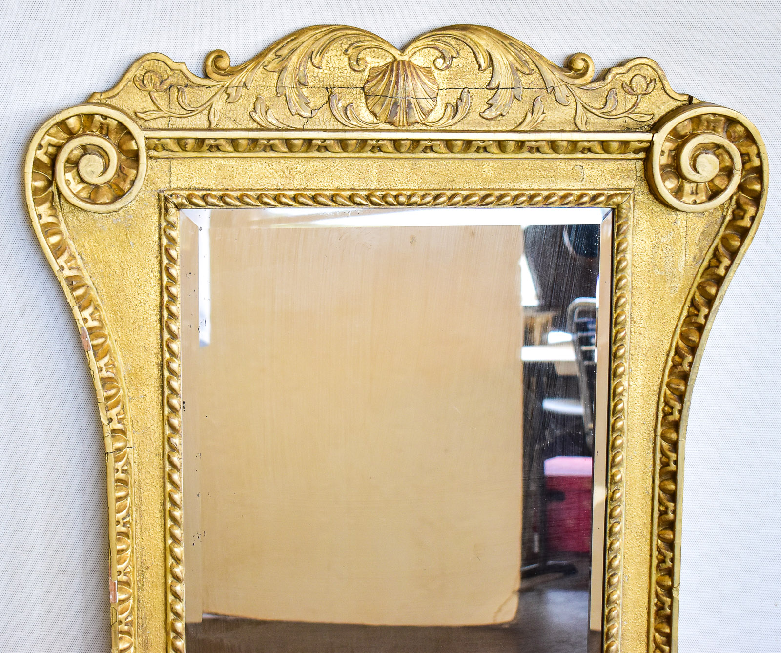 GOLD GILTWOOD GESSO PIER MIRROR