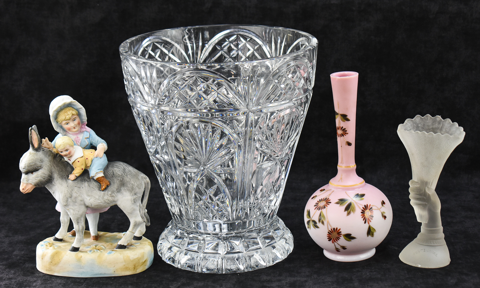 GODINGER CHAMPAGNE BUCKET, GILLINDER PHILADELPHIA EXPOSITION VASE, AND MORE