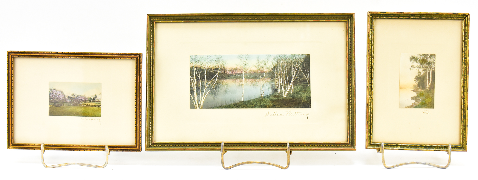 TRIO OF WALLANCE NUTTING FRAME PHOTOGRAPHS